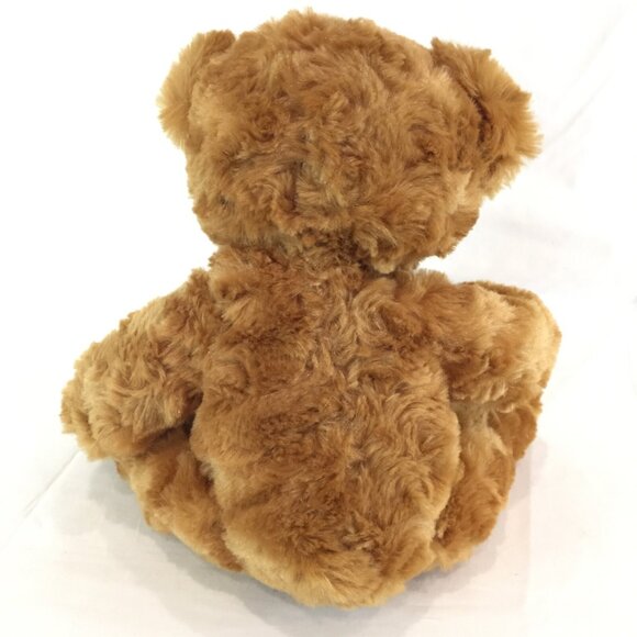 FunHouse Plush Teddybear 12" Honey Brown Soft Stuffed Animal Brown Eyed Bear - Picture 5 of 6